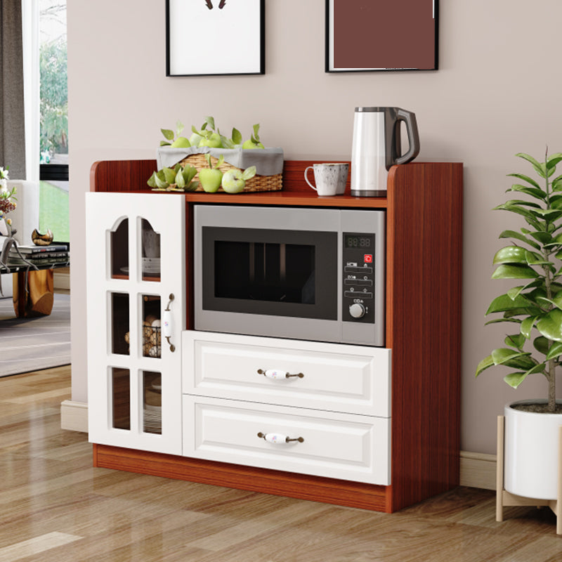 Contemporary Dining Server Manufactured Wood Server for Living Room