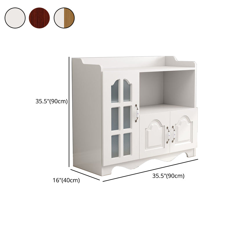 Contemporary Dining Server Manufactured Wood Server for Living Room