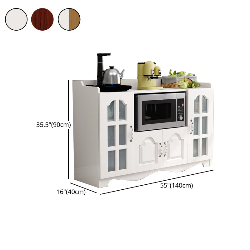 Contemporary Dining Server Manufactured Wood Server for Living Room