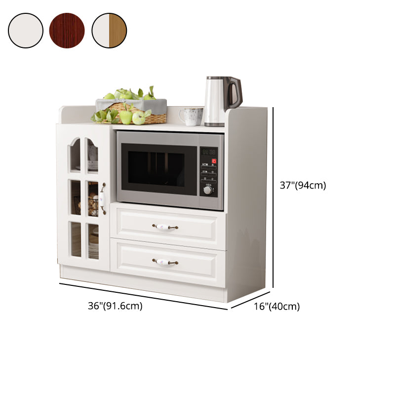 Contemporary Dining Server Manufactured Wood Server for Living Room