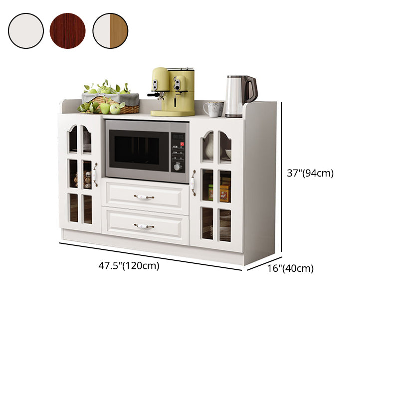 Contemporary Dining Server Manufactured Wood Server for Living Room