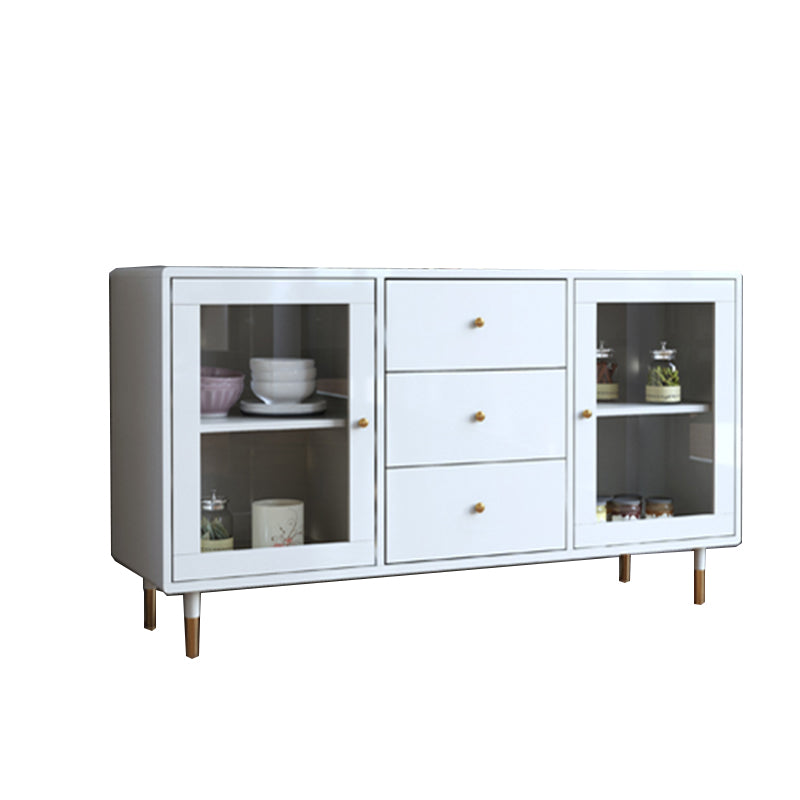 Luxury Storage Sideboard Wooden Rectangle Sideboard for Dining Room