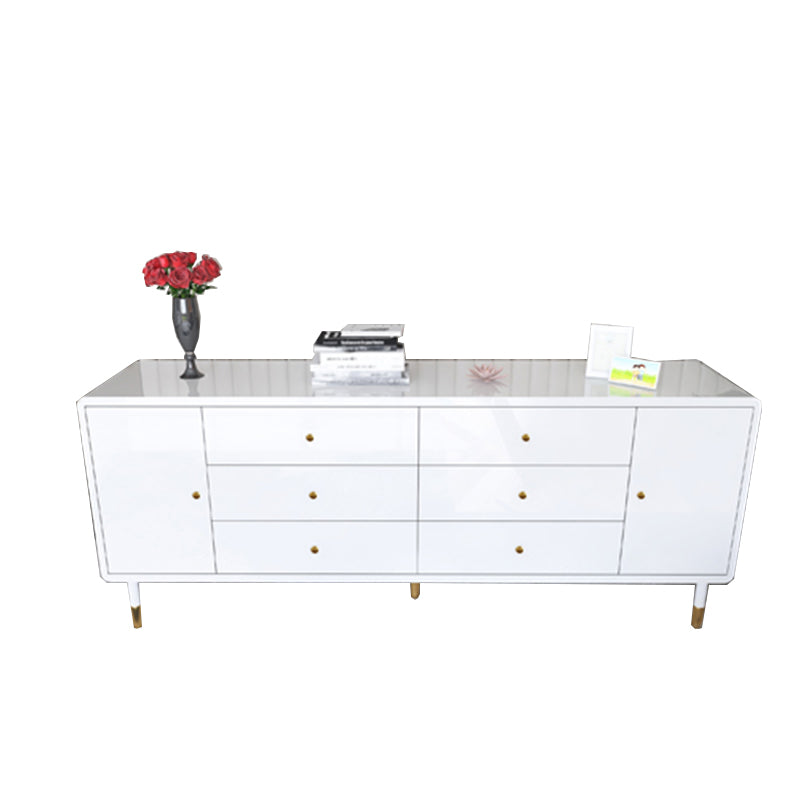 Luxury Storage Sideboard Wooden Rectangle Sideboard for Dining Room