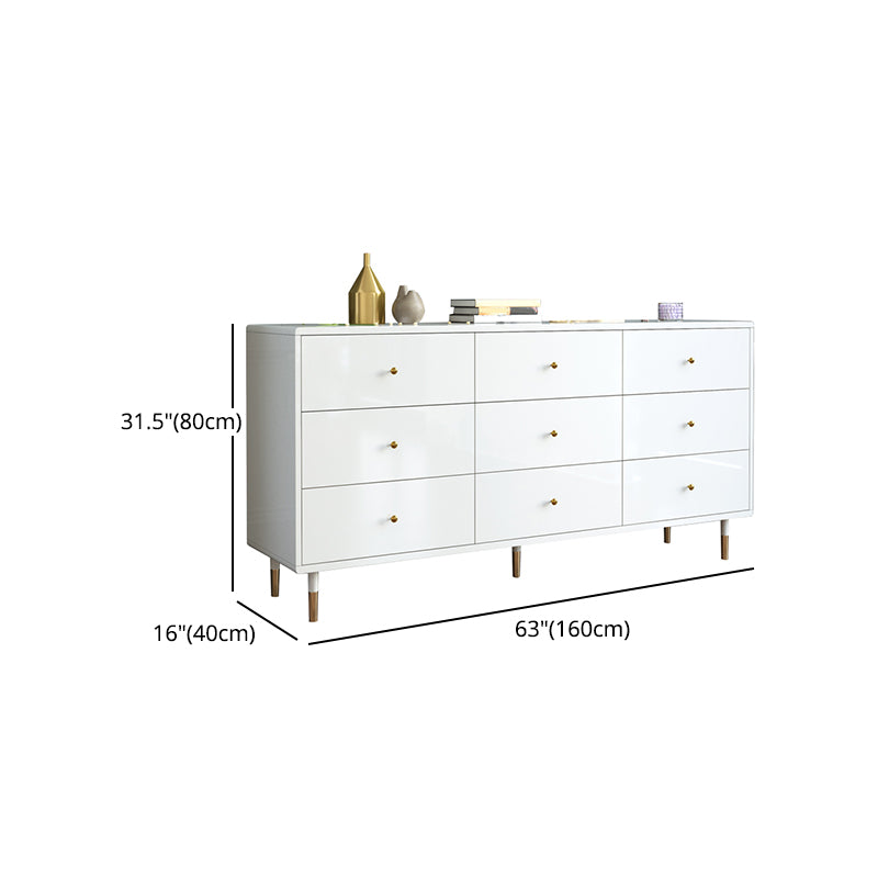 Luxury Storage Sideboard Wooden Rectangle Sideboard for Dining Room