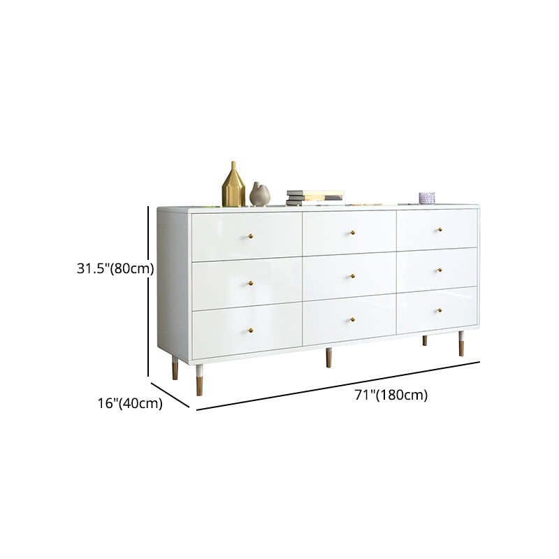 Luxury Storage Sideboard Wooden Rectangle Sideboard for Dining Room