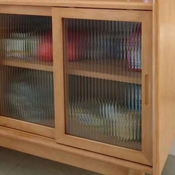 Contemporary Wood Sideboard Doors and 2 Drawer Cupboard for Living Room