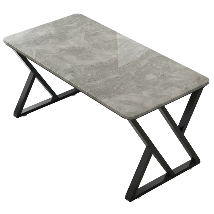 Sintered Stone Home Working Table Industrial Office Sled Base Table