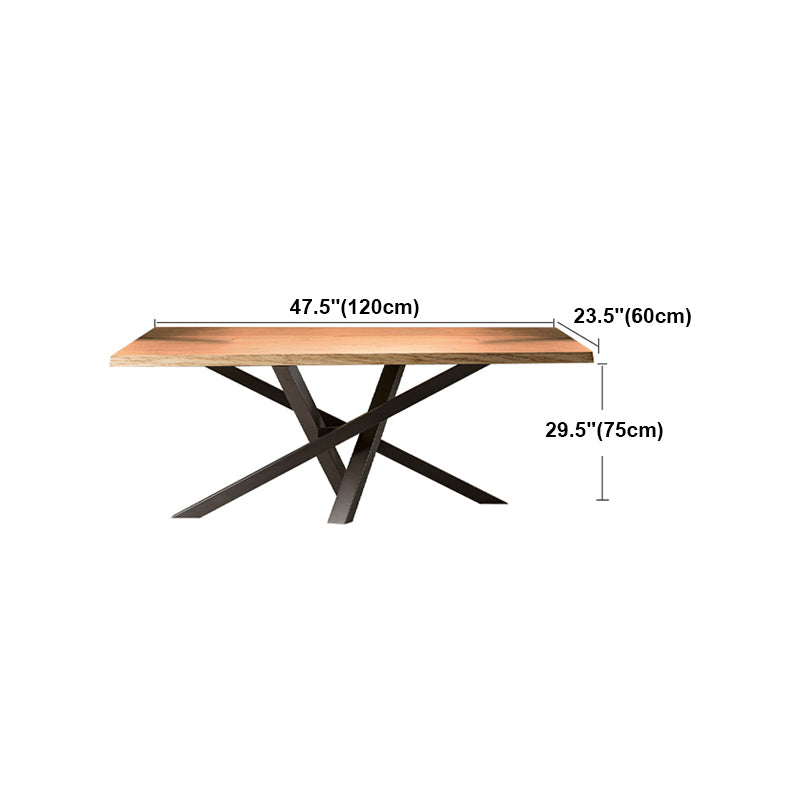 Rectangle Office Table Industrial Office Desk with Pedestal Base