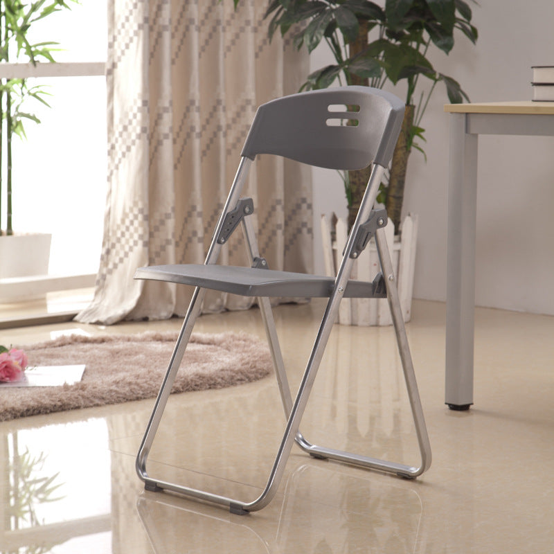 Modern Metal and Plastic Desk Chair with Mid Back Home Office Chair