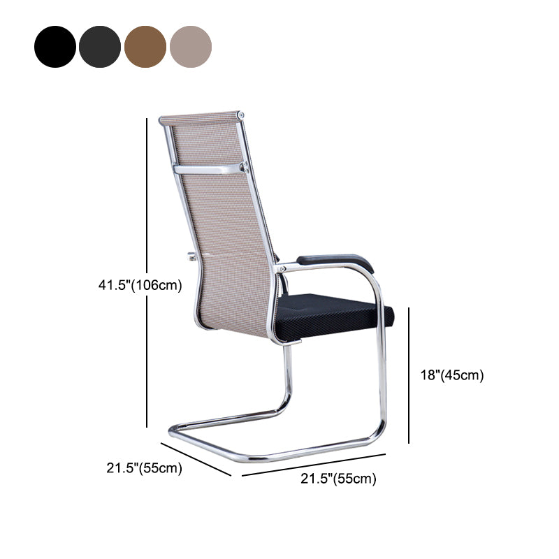 Modern Office Chair Mid and High Back With Breathable AirGrid Seat Conference Chair