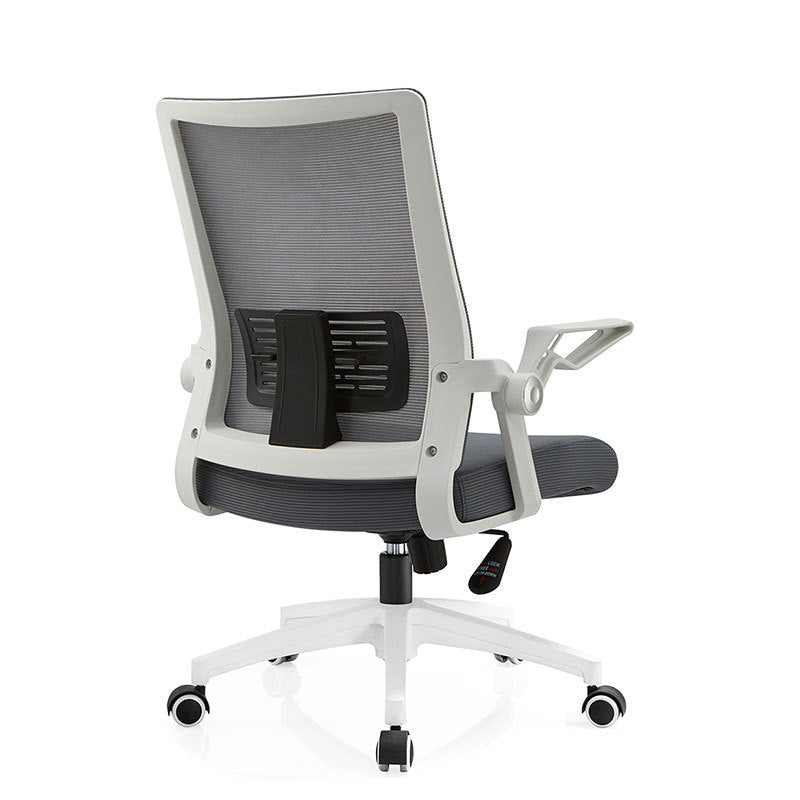 Black Nylon Modern Conference Chair Mid-Back and High Back Mesh Office Chair