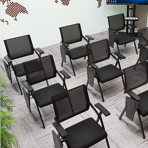 Mid Back Mesh Conference Chair Ergonomic Fixed Arms Office Chair