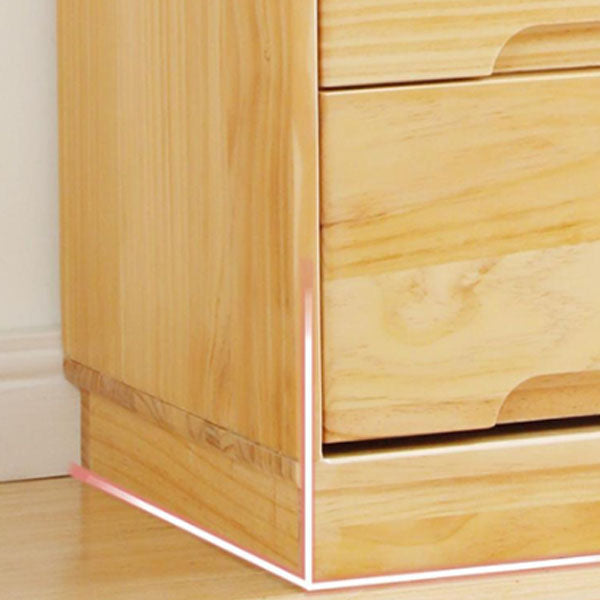 Modern Solid Wood Lingerie Chest Bedside Vertical Storage Chest