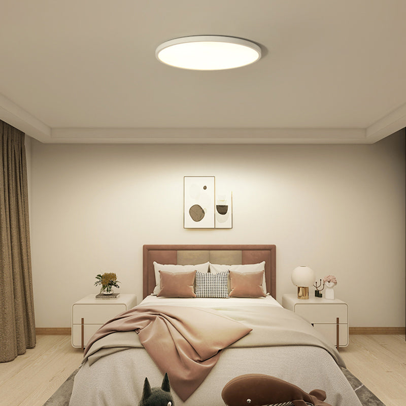 Round Flush Mount Lamp Modern Minimalist Flush Mount Ceiling Light for Living Room