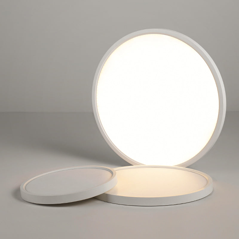 Round Flush Mount Lamp Modern Minimalist Flush Mount Ceiling Light for Living Room