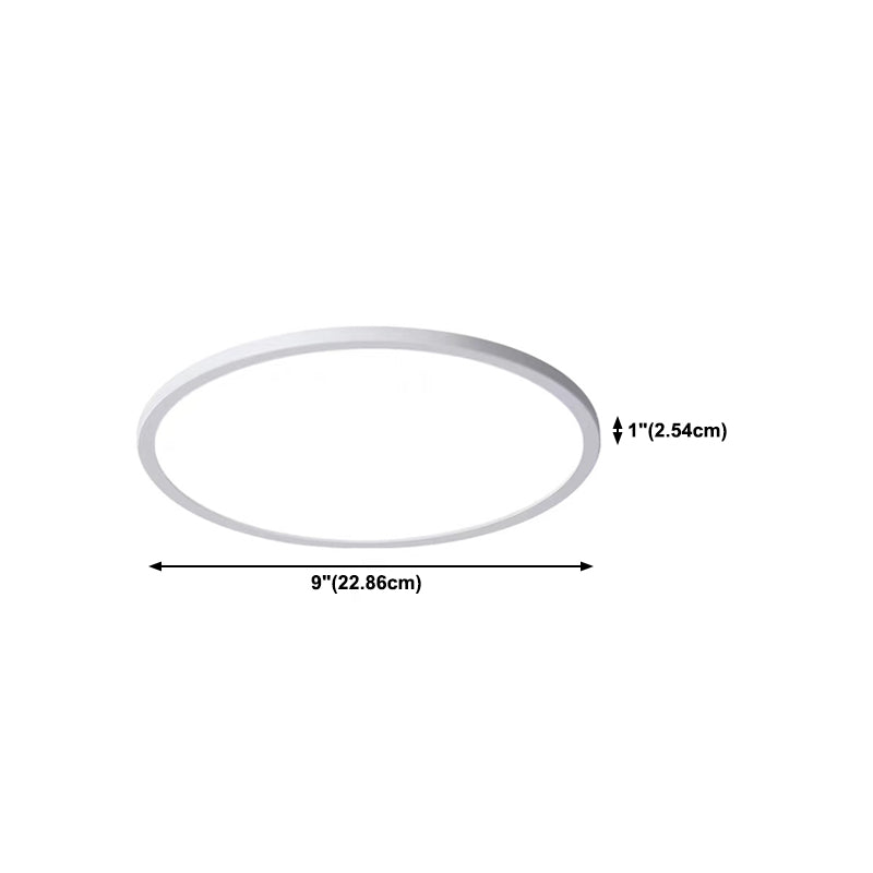 Round Flush Mount Lamp Modern Minimalist Flush Mount Ceiling Light for Living Room