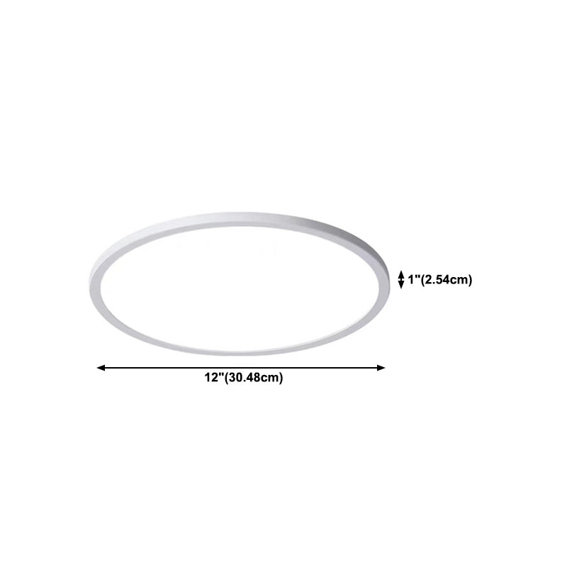 Round Flush Mount Lamp Modern Minimalist Flush Mount Ceiling Light for Living Room