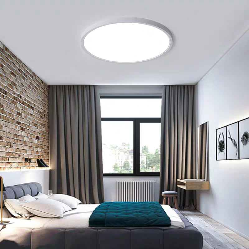 Round Flush Mount Light Modern Minimalist Flush Mount Ceiling Lamp for Living Room