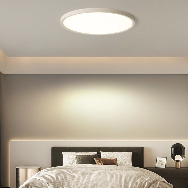 Round Flush Mount Light Modern Minimalist Flush Mount Ceiling Lamp for Living Room