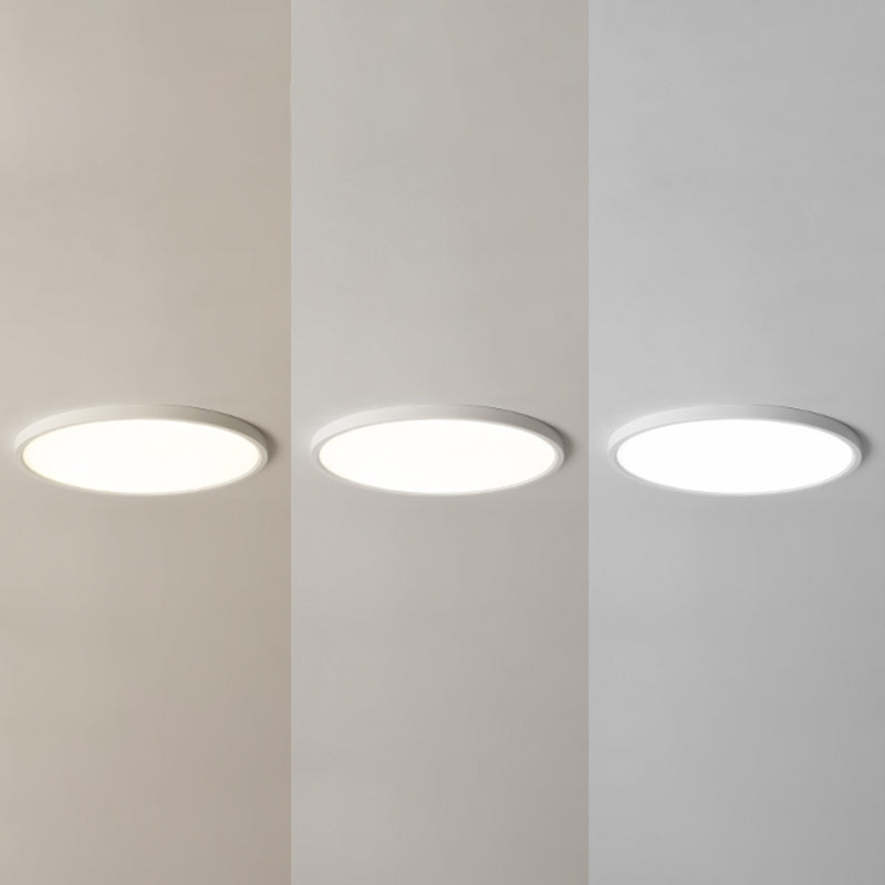 Round Flush Mount Light Modern Minimalist Flush Mount Ceiling Lamp for Living Room