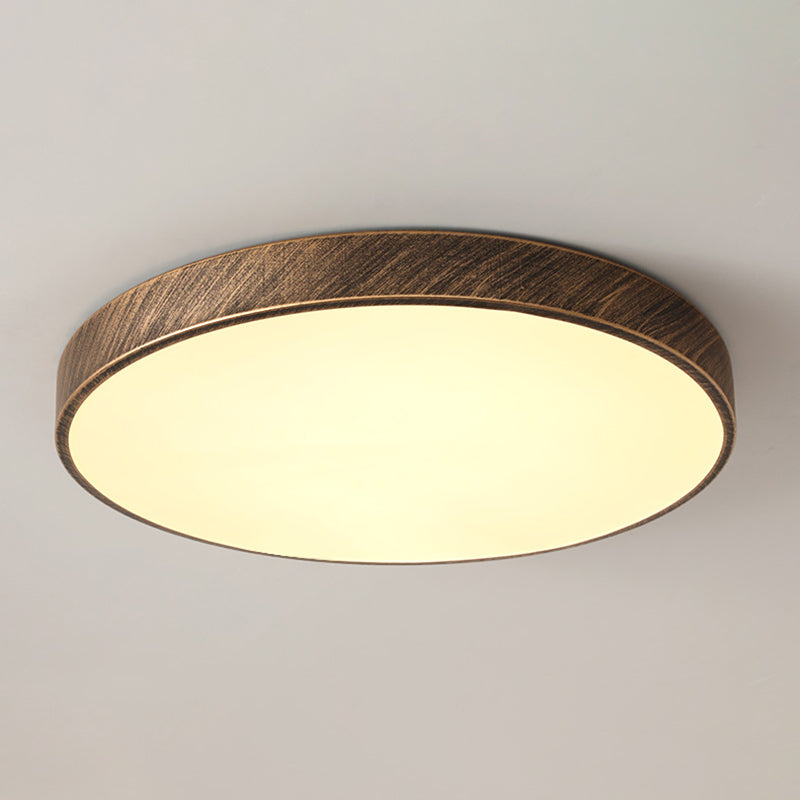 Modern Simple Flush Mount Ceiling Lamp Round Flush Lamp for Living Room