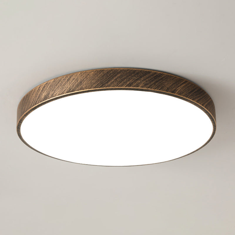 Modern Simple Flush Mount Ceiling Lamp Round Flush Lamp for Living Room