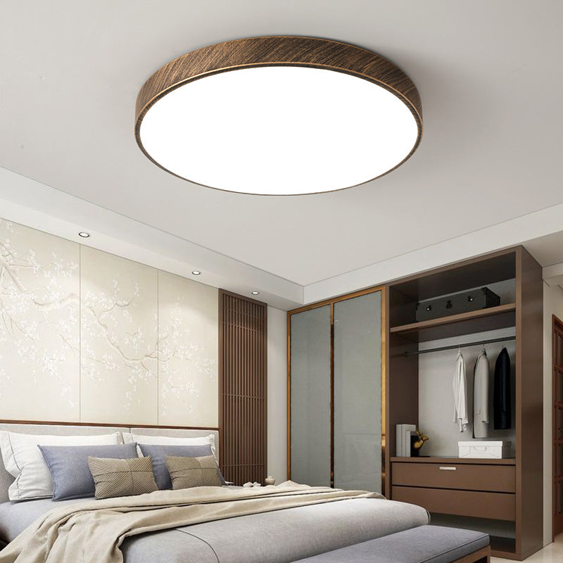 Modern Simple Flush Mount Ceiling Lamp Round Flush Lamp for Living Room