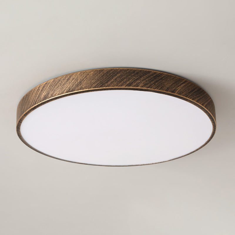 Modern Simple Flush Mount Ceiling Lamp Round Flush Lamp for Living Room