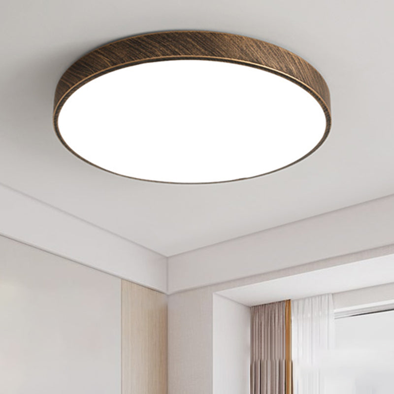 Modern Simple Flush Mount Ceiling Lamp Round Flush Lamp for Living Room