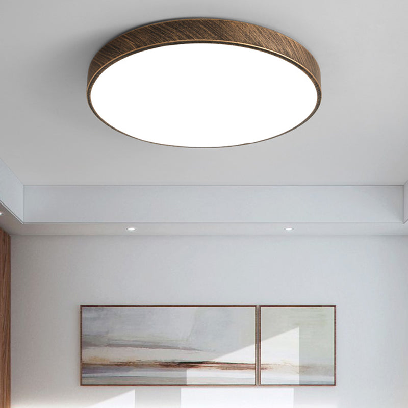 Modern Simple Flush Mount Ceiling Lamp Round Flush Lamp for Living Room