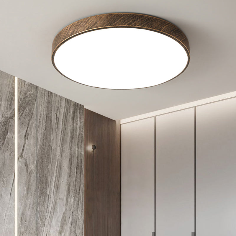 Modern Simple Flush Mount Ceiling Lamp Round Flush Lamp for Living Room