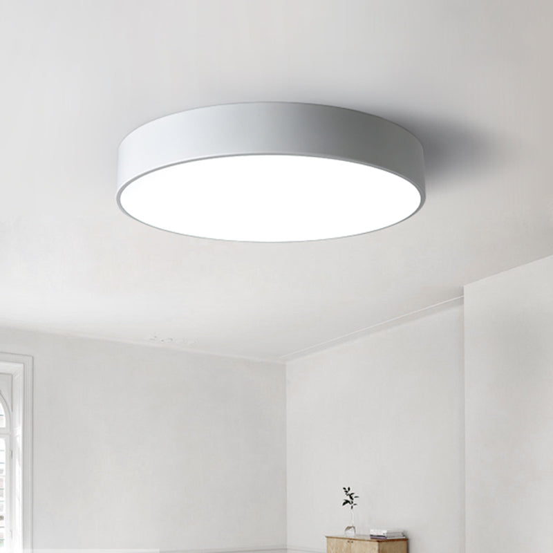 Modern Simple Style Flush Mount Ceiling Lamp Circle Flush Light for Living Room