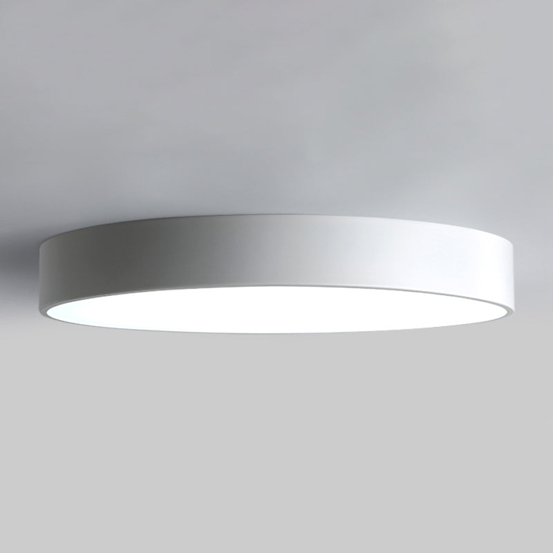 Modern Simple Style Flush Mount Ceiling Lamp Circle Flush Light for Living Room