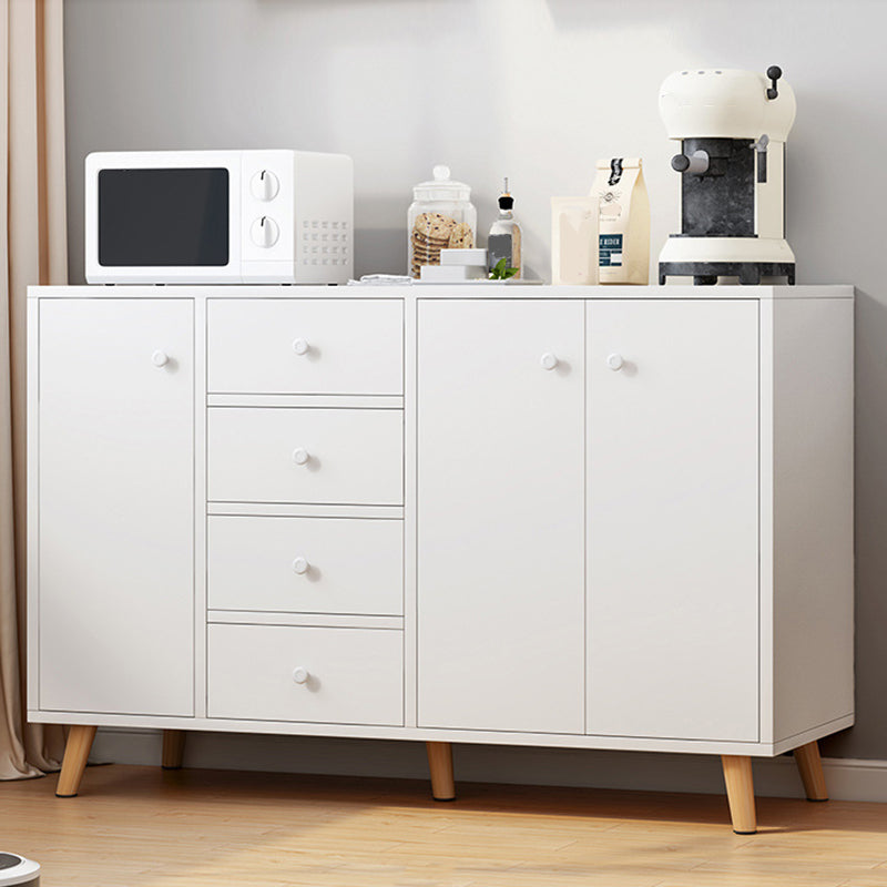 Contemporary Sideboard Engineered Wood Sideboard with Drawers and Storage