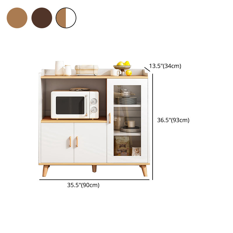 Contemporary Sideboard Engineered Wood Cabinet Sideboard for Living Room