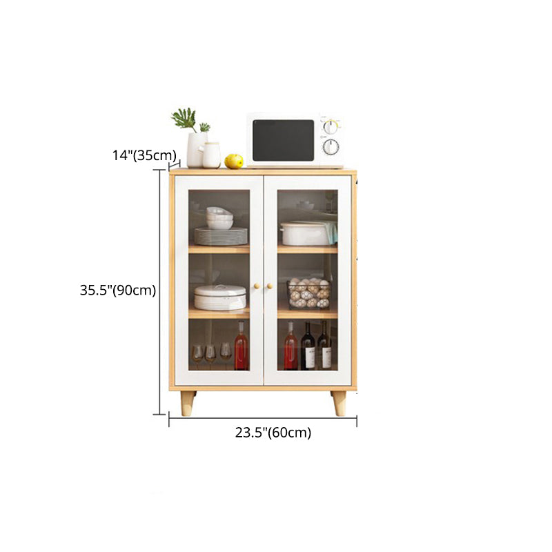 Contemporary Sideboard Engineered Wood Cabinet Sideboard for Living Room