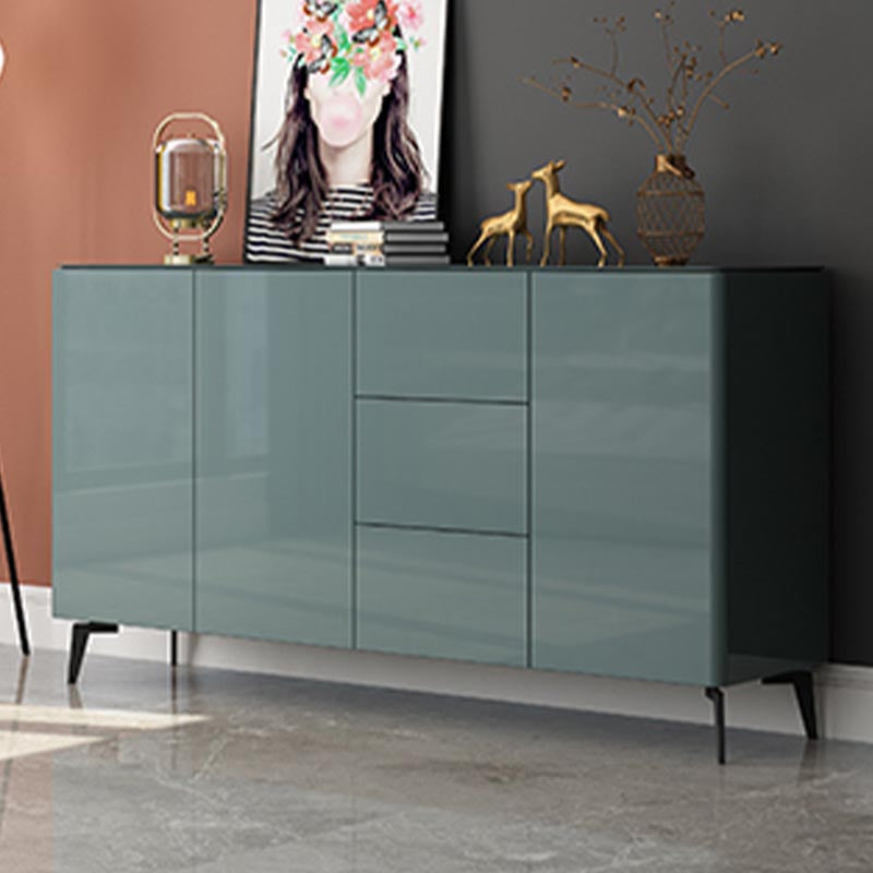 Wooden Storage Sideboard Modern Storage Cabinets with Drawers and Doors