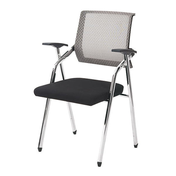 Mid Back Mesh Conference Chair Modern Fixed Arms Office Chair  for Home Office