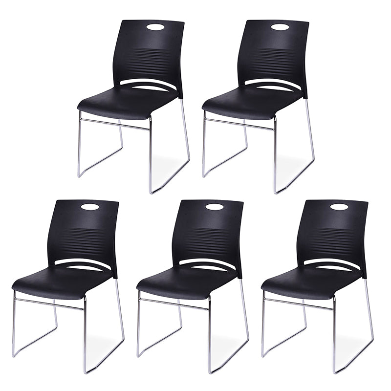 Modern Conference Chair with Mid Back Ergonomic Office Chair with Metal Frame