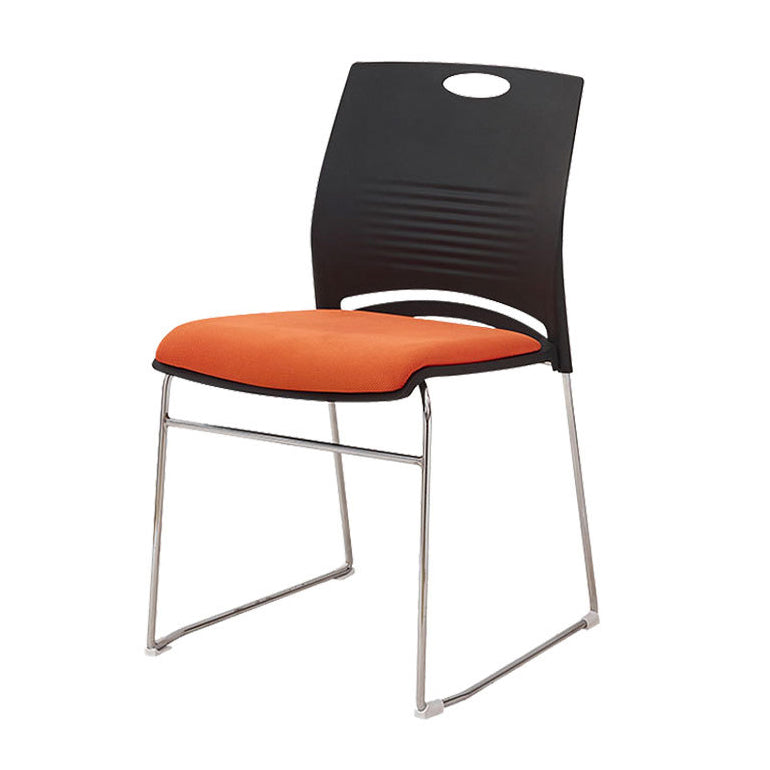 Modern Conference Chair with Mid Back Ergonomic Office Chair with Metal Frame