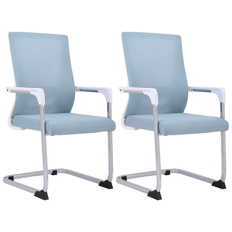 Modern Plastic Desk Chair with Hight Back and Mesh Home Office Chair