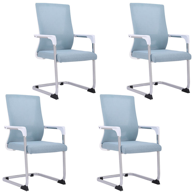 Modern Plastic Desk Chair with Hight Back and Mesh Home Office Chair