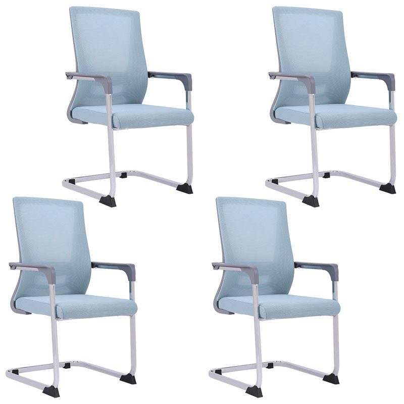 Modern Plastic Desk Chair with Hight Back and Mesh Home Office Chair