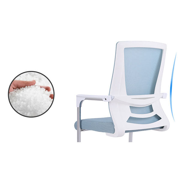 Modern Plastic Desk Chair with Hight Back and Mesh Home Office Chair