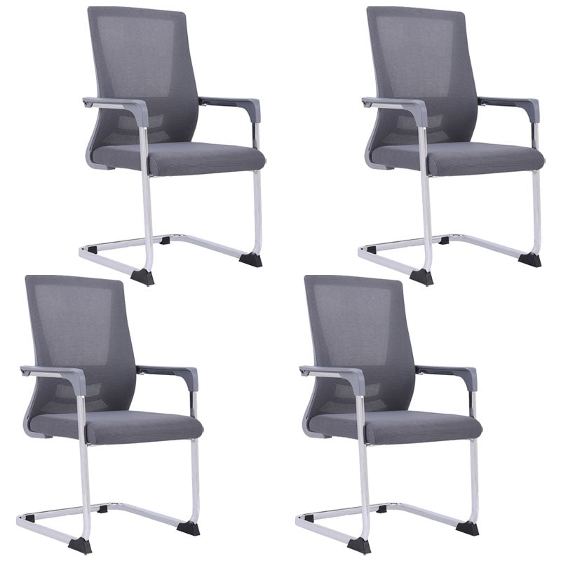 Modern Plastic Desk Chair with Hight Back and Mesh Home Office Chair