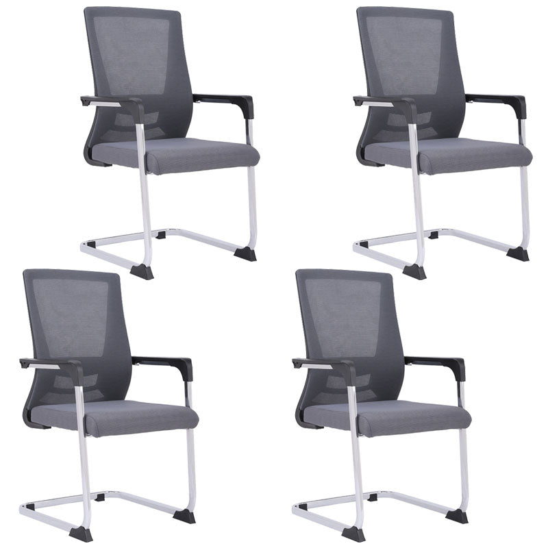 Modern Plastic Desk Chair with Hight Back and Mesh Home Office Chair