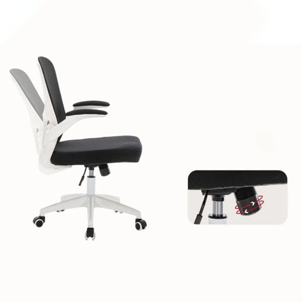 Contemporary Ergonomic Mesh Task Chair Nylon Swivel Office Chair