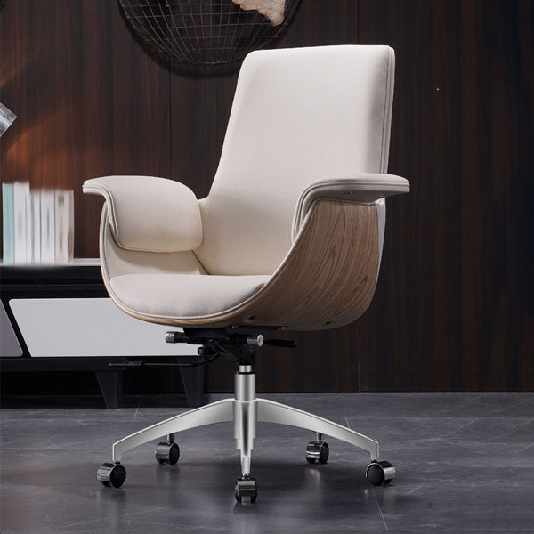 Contemporary High Back Executive Chair Padded Arms Office Chair for Home Office