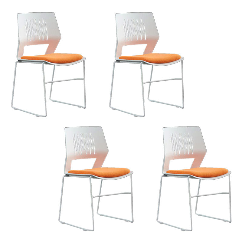 Modern Plastic and Mesh Desk Chair with Mid Back Home Office Chair