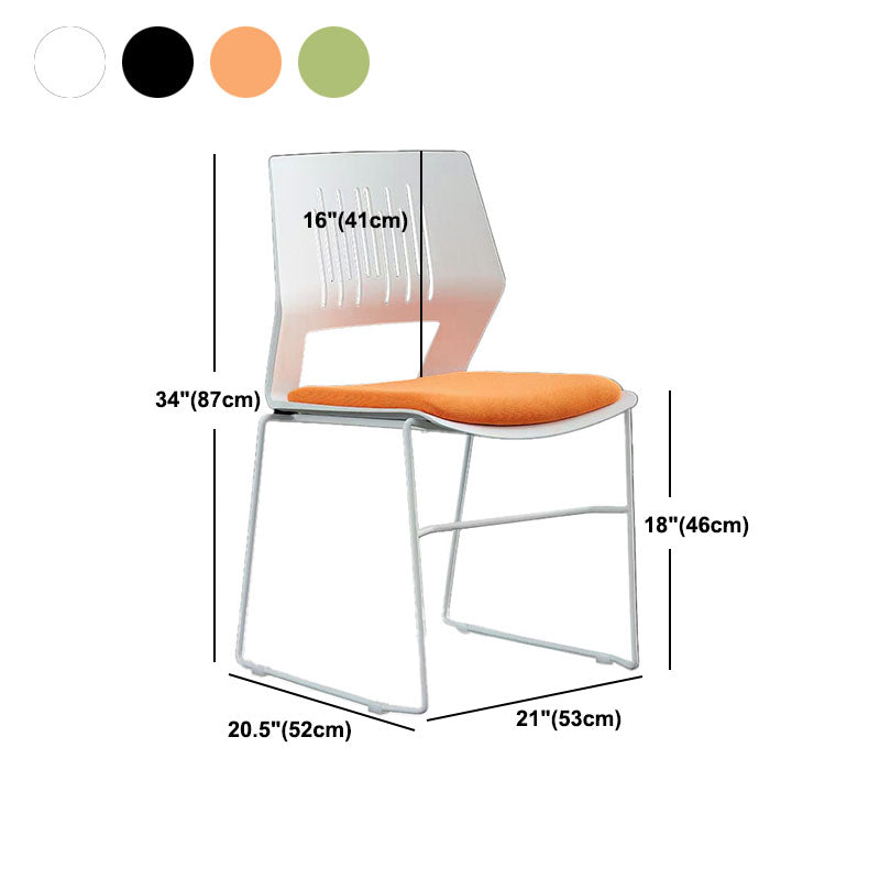 Modern Plastic and Mesh Desk Chair with Mid Back Home Office Chair